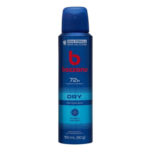 Desodorante Aerossol Antitranspirante Masculino Bozzano Dry 150ml