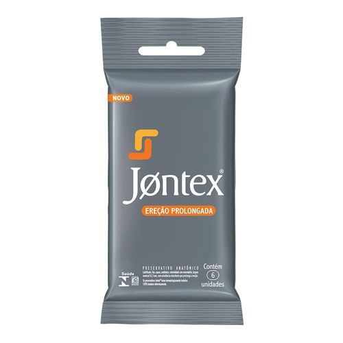 Preservativo Camisinha Jontex Ereção Prolongada - 6 Unidades