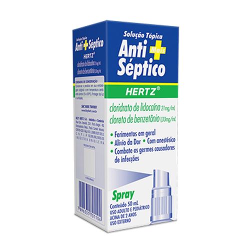 Antiséptico Hertz Spray 50ml