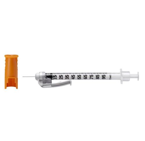 Seringa Bd Safetyglide 13mm Insulina 1ml