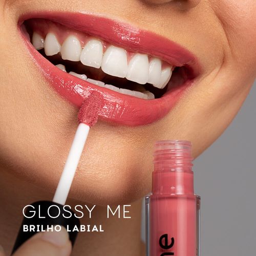 Brilho Labial Rosa - Glossy Me Rose Océane Edition 4g.