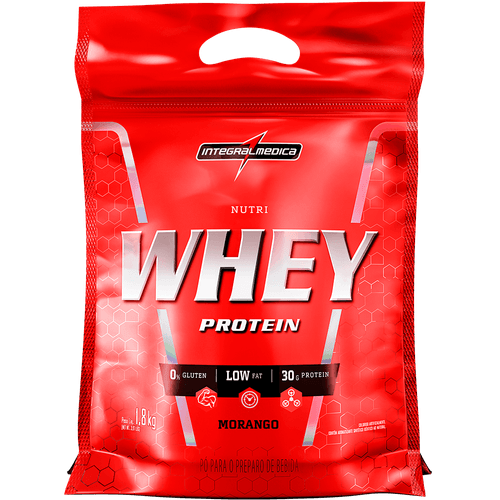 Nutri Whey Protein Morango - Pouch  1,8 Kg
