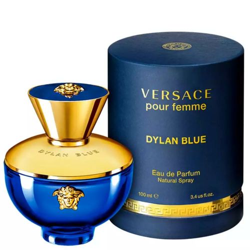 Dylan Blue Pour Femme Versace Eau de Parfum Feminino 100ml