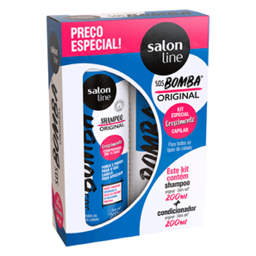 Shampoo+condicionador Salon Line Sos Bomba 200ml
