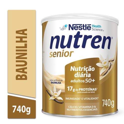 Complemento Alimentar Nutren Senior Baunilha 740g