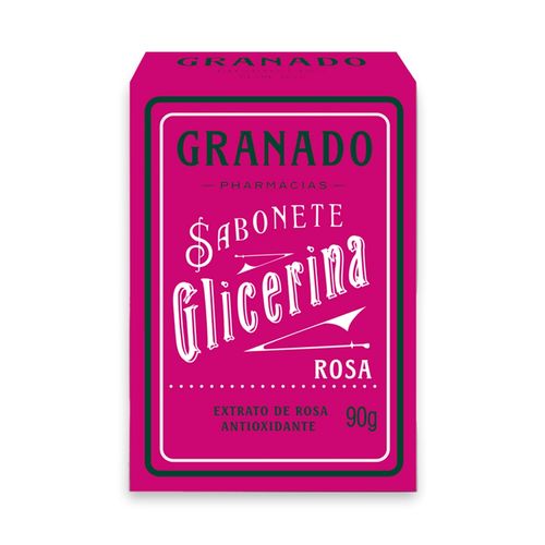 Sabonete Barra Granado Glicerina Rosa 90g