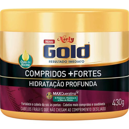 Hidratação Niely Gold Compridos E Fortes, 430g