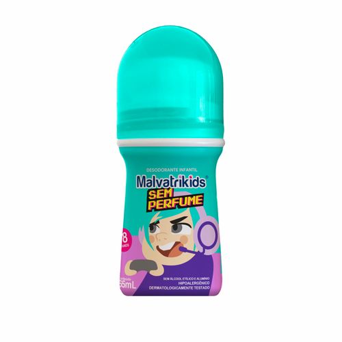 Desodorante Infantil Roll-On Sem Perfume Malvatrikids 65ml