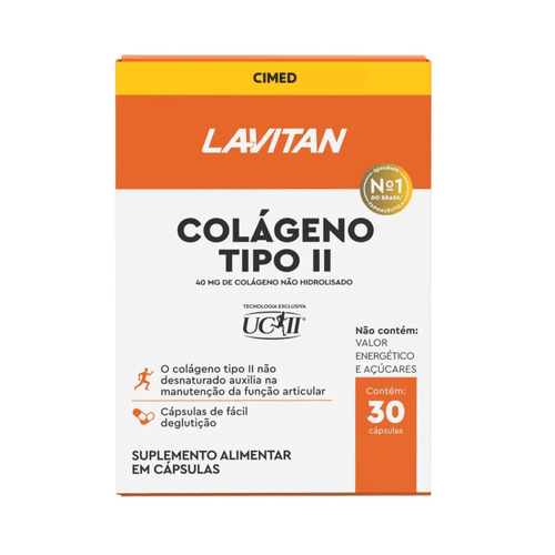 Lavitan Colágeno Tipo Ii Com 30 Cápsulas
