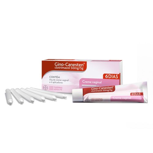 Tratamento Da Candidíase Gino-canesten® Creme Vaginal - 6 Dias