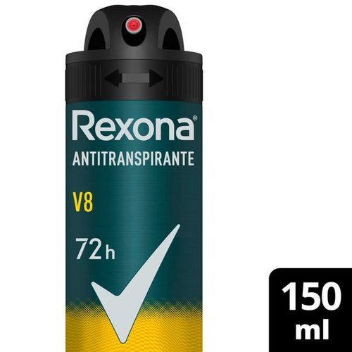 Desodorante Antitranspirante Rexona  V8/Amarelo 150ml