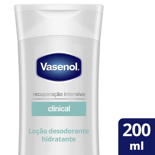 Loção Desodorante Hidratante Vasenol Clinical 200 ml