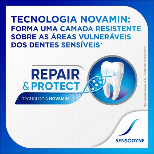 Creme Dental Sensodyne Repair & Protect Dentes Sensíveis Kit com 2 unidades 100g