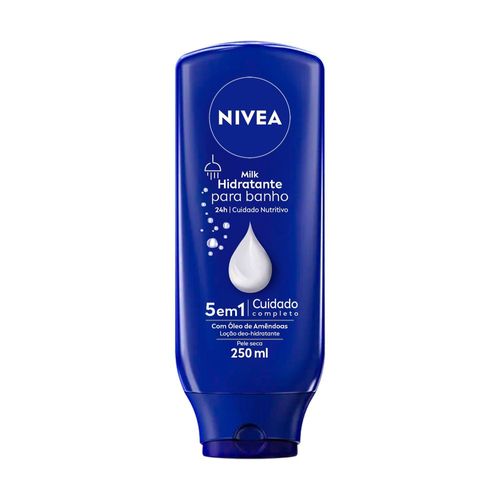 Hidratante Nivea Milk Banho Pele Seca 250ml