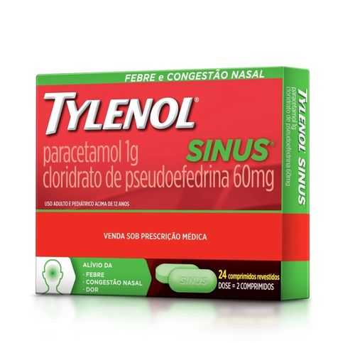 Tylenol Sinus 24 Comprimidos