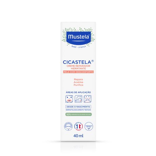 Cicastela Creme Reparador Hidratante Mustela 40 ml