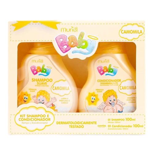 Kit Shampoo Condicionador Suave Muriel Baby Camomila 100ml