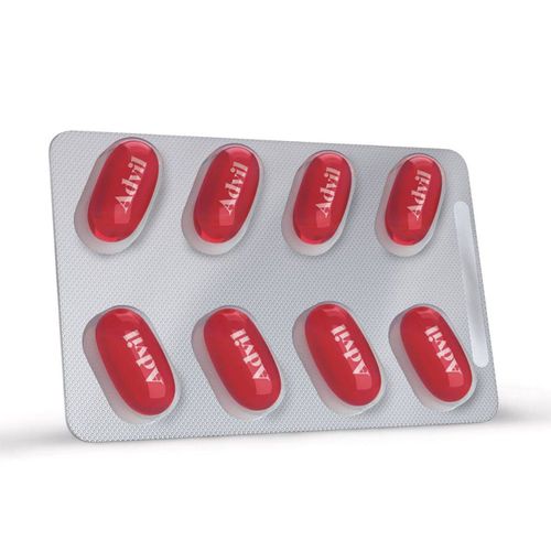 Advil Alívio Rápido da Dor de Cabeça e Enxaqueca com Ibuprofeno 400mg, 8 Cápsulas