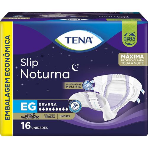 Fralda Tena Slip Noturna Eg 16 Unidades