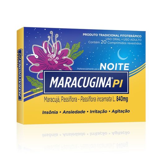 Maracugina PI 840mg Calmante Fitoterápico 20 Comprimidos