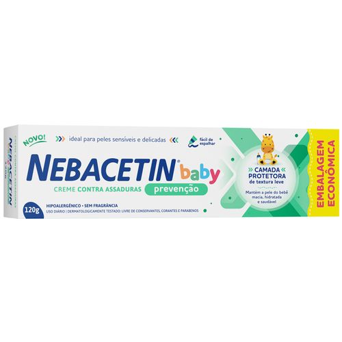 Nebacetin Baby Prevenção Assaduras 120g