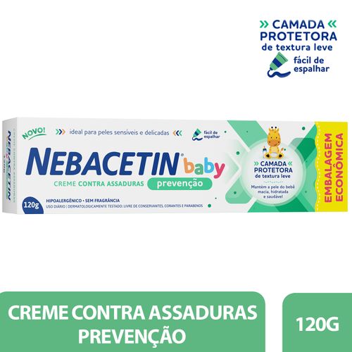 Nebacetin Baby Prevenção Assaduras 120g