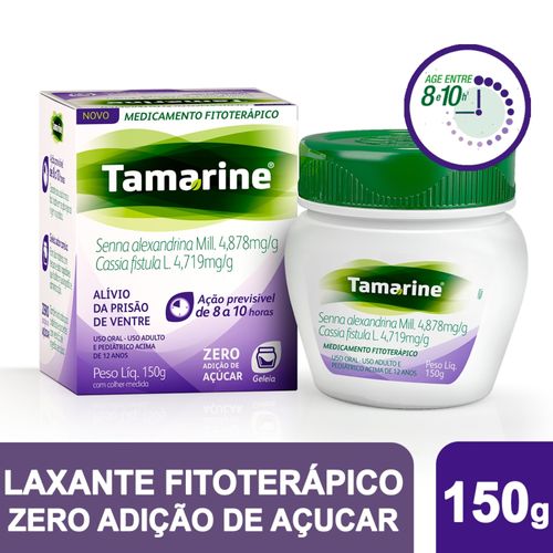 Tamarine Geleia Zero Açúcar 150g Laxante Fitoterápico