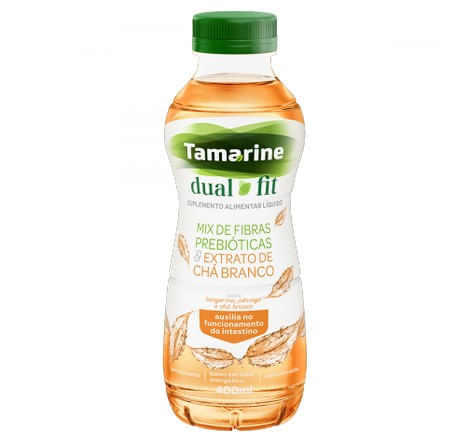 Tamarine Dual Fit Tangerina, Pêssego E Chá Branco 400ml