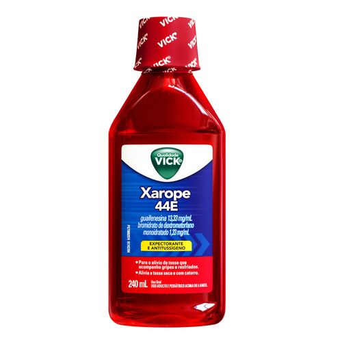 Expectorante Vicks Vick 44E Xarope para tosse seca e com catarro 240 ml