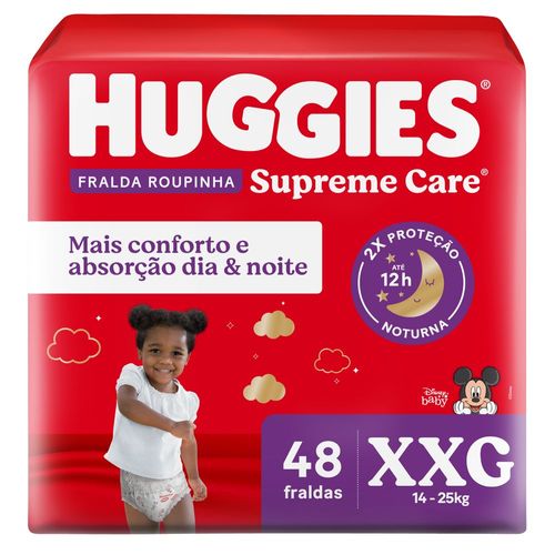 Fralda Huggies Roupinha Supreme Care XXG 48 fraldas