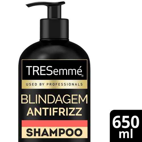 Shampoo Tresemmé Blindagem Antifrizz Ácido Hialurônico E Queratina Hidrolisada Frasco 650ml