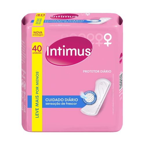 Protetor diário Intimus Frescor Diário c/perfume - 40 Unidades