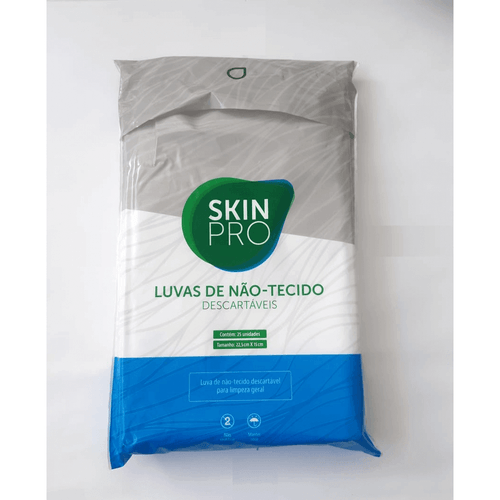 Luvas em Não-Tecido para Banho e Limpeza - 25un - SkinPro