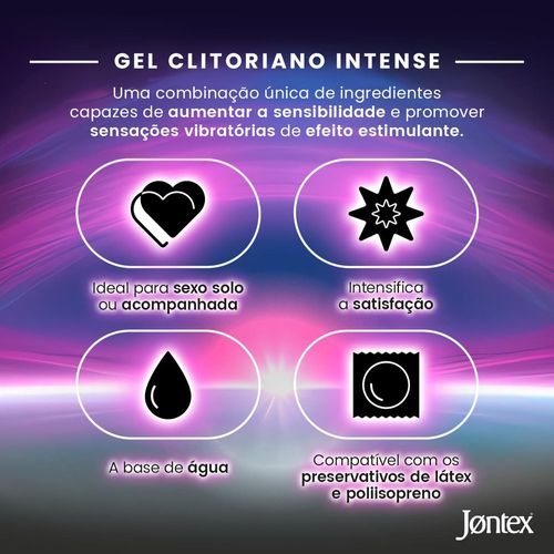 Gel Íntimo clitoriano Intense Jontex Caixa 10g