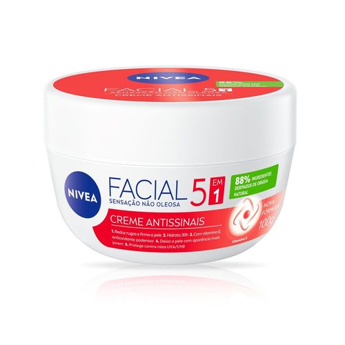 Creme Facial nivea antissinais vitamina E 100g