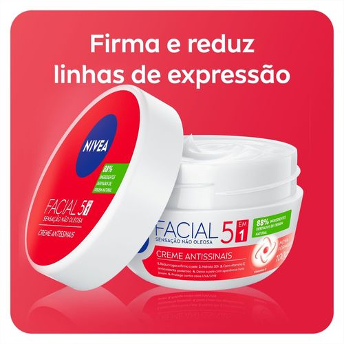 Creme Facial nivea antissinais vitamina E 100g