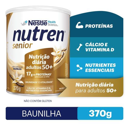 Complemento Alimentar Nutren Senior Baunilha 370g