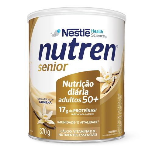 Complemento Alimentar Nutren Senior Baunilha 370g