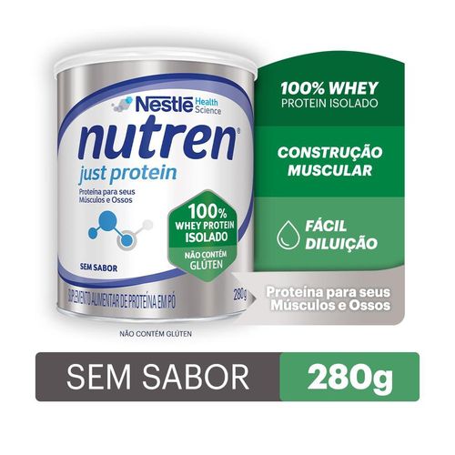 Suplemento Alimentar Nutren Just Protein Sem Sabor 280g