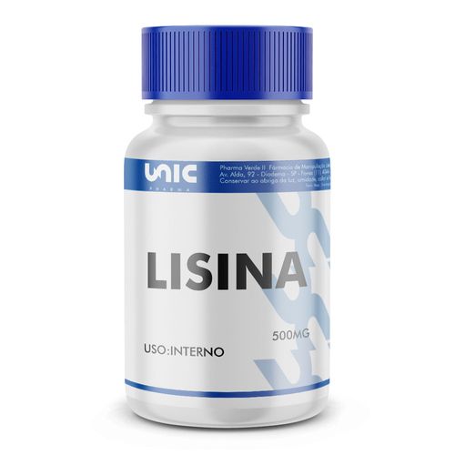 Lisina 500mg 120 Cápsulas