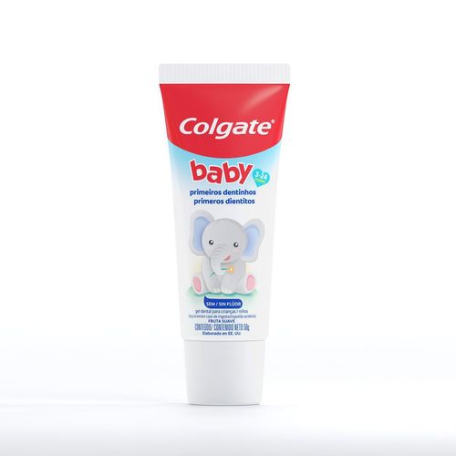 Gel Dental Colgate Baby Sem Flúor Zero Açúcar 50g