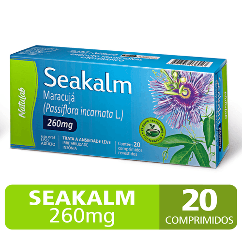 Seakalm 260mg Natulab 20 Comprimidos