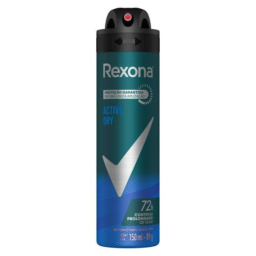 Desodorante Antitranspirante Rexona  Active Dry Azul 150ml