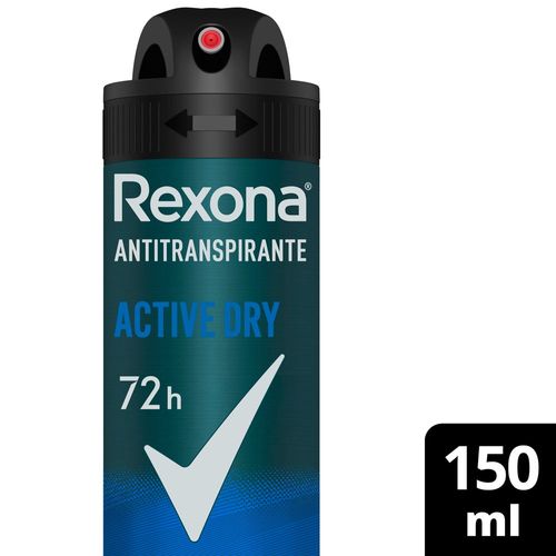 Desodorante Antitranspirante Rexona  Active Dry Azul 150ml