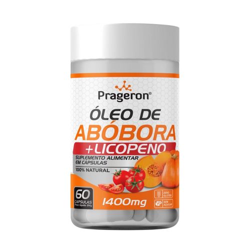 Óleo de Abóbora + Licopeno 60 Cápsulas de 1400mg