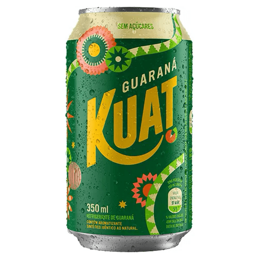 Refrigerante Guaraná Kuat Zero Lata 350ml