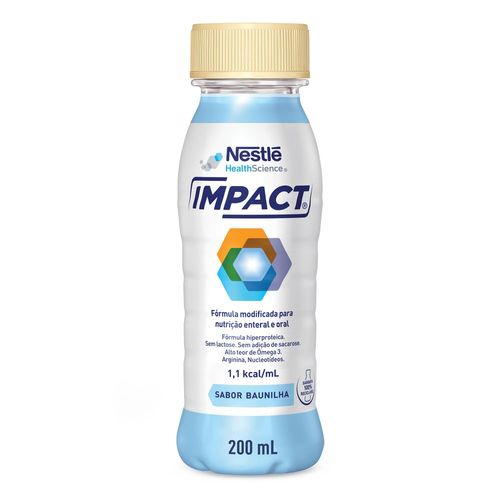 Nutrição Enteral e Oral Impact Baunilha 200ml