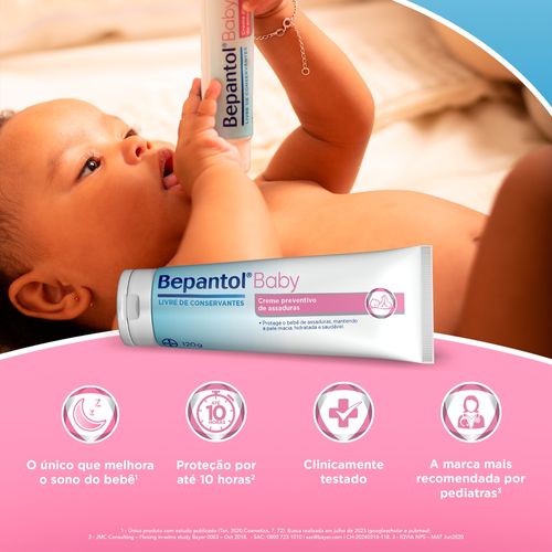 Bepantol Baby Creme Preventivo de Assaduras Para Bebês 120g