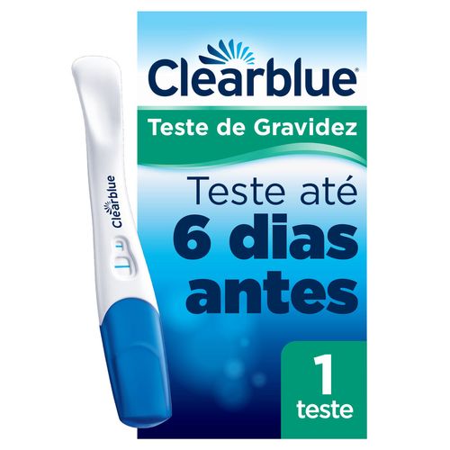 Teste De Gravidez Clearblue Saiba Antes Com 1 Unidade