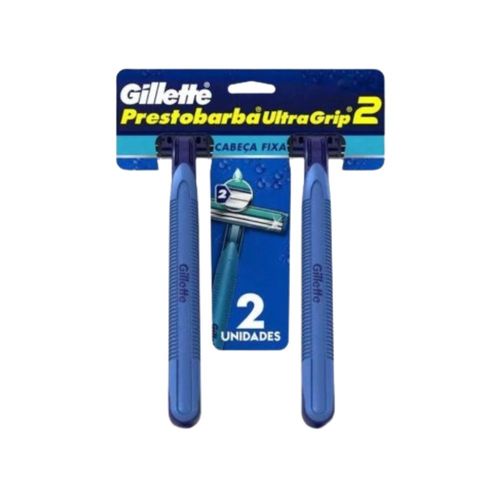 Aparelho De Barbear Descartável Gillette Ultragrip 2 C/2 Unidades